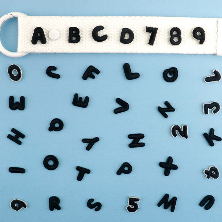Iron-On Alphabet Patch – Series 4