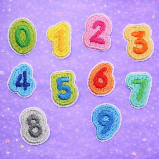 Iron-On Number Patch – Series 1