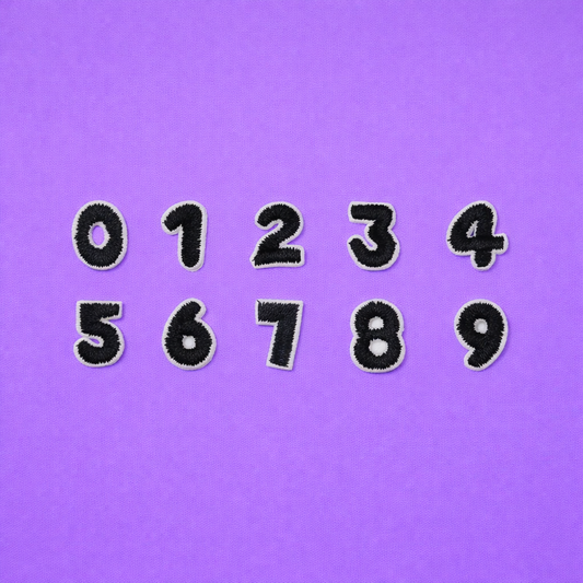 Iron-On Number Patch – Series 3