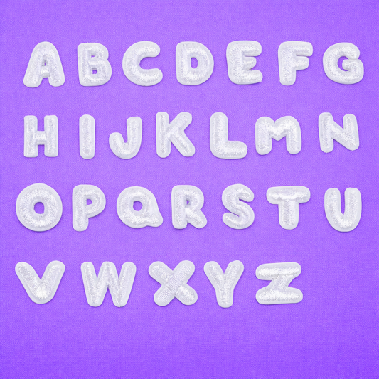 Iron-On Alphabet Patch – Series 5