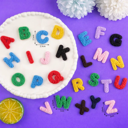 Iron-On Alphabet Patch – Series 2