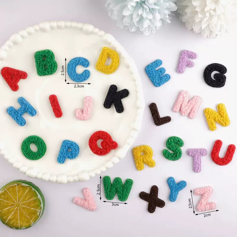 Iron-On Alphabet Patch – Series 2