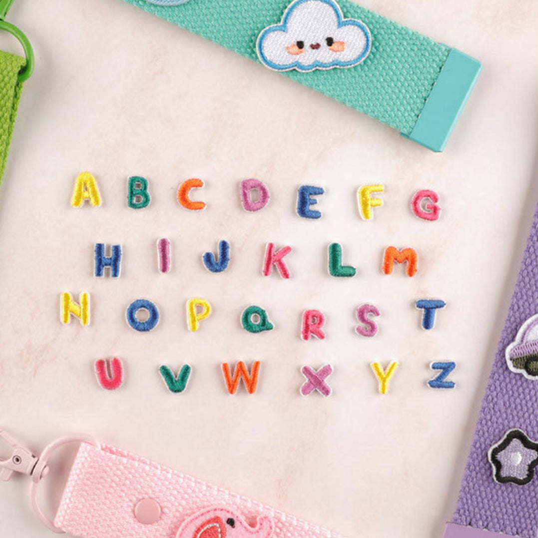 Iron-On Alphabet Patch – Series 3